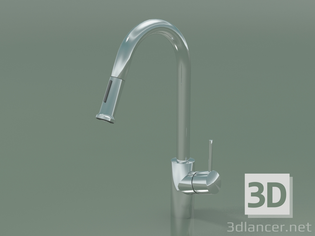modello 3D Miscelatore cucina monocomando (14877000) - anteprima