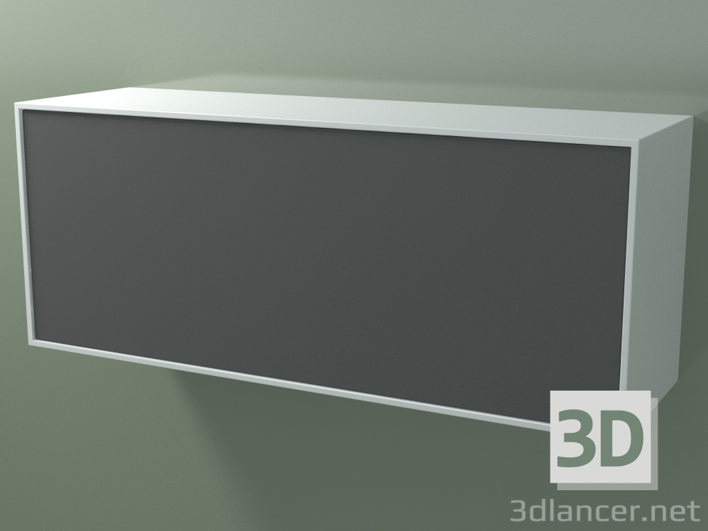 Modelo 3d Caixa (8AUECA03, Branco Glaciar C01, HPL P05, L 120, P 36, H 48 cm) - preview