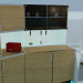 3d model Muebles y electrodomésticos en la cocina - vista previa