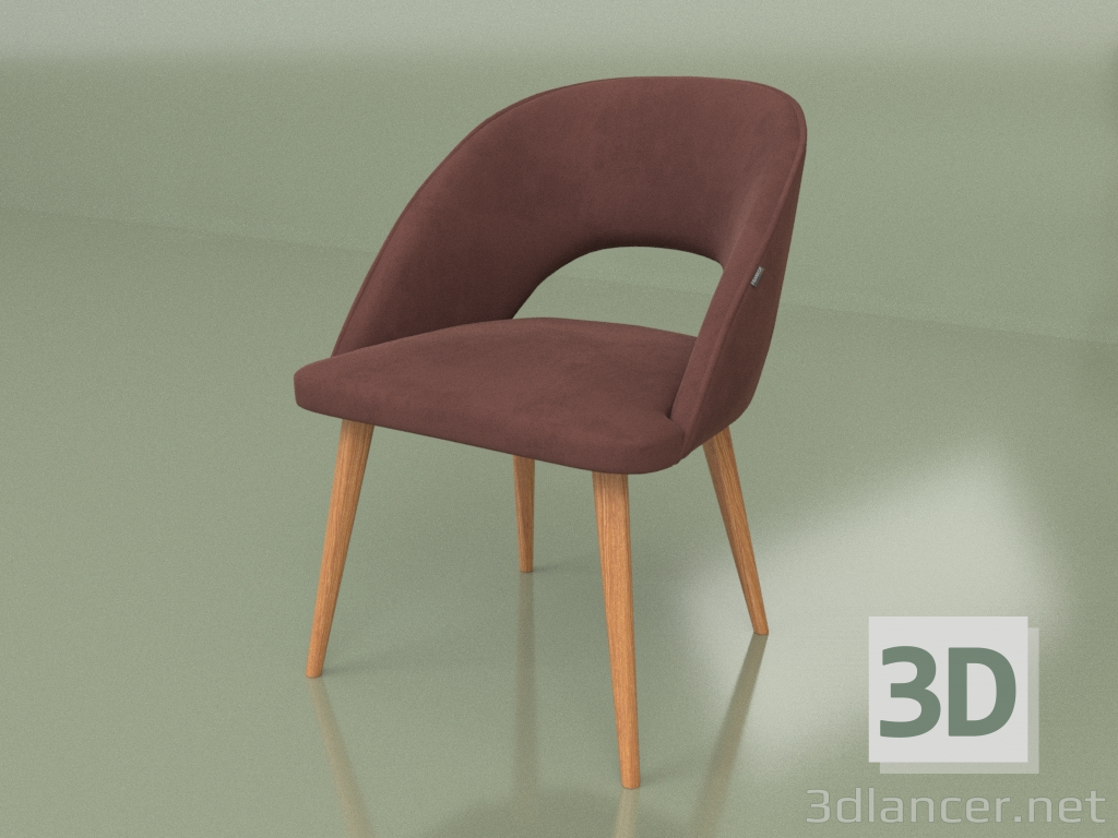 modèle 3D Chaise Rocco (pieds Tin-101) - preview