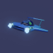 modèle 3D Voiture volante - preview