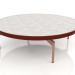 modello 3D Tavolino rotondo Ø120 (Rosso vino, DEKTON Kreta) - anteprima