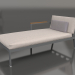 3d model Sofa module, section 2 left (Anthracite) - preview