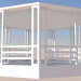 3d model summer house - preview