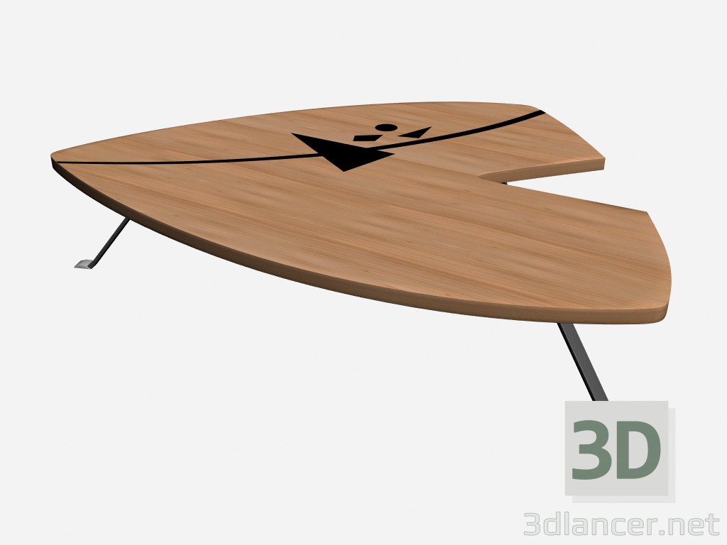 3 डी मॉडल टैंगो में कॉफी टेबल - पूर्वावलोकन