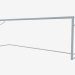 3d модель Елемент спортивного майданчика Футбольні ворота (без сітки) (7916) – превью