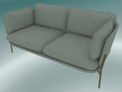 Sofa Sofa (LN2, 84 x 168 H 75 cm, bronzierte Beine, Sunniva 2 717)