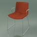 3d model Chair 0313 (on a carriage with armrests, with removable leather upholstery, cover 1) - preview
