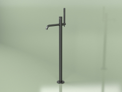 Floor-standing high-pressure bath mixer with hand shower (17 62, ON)