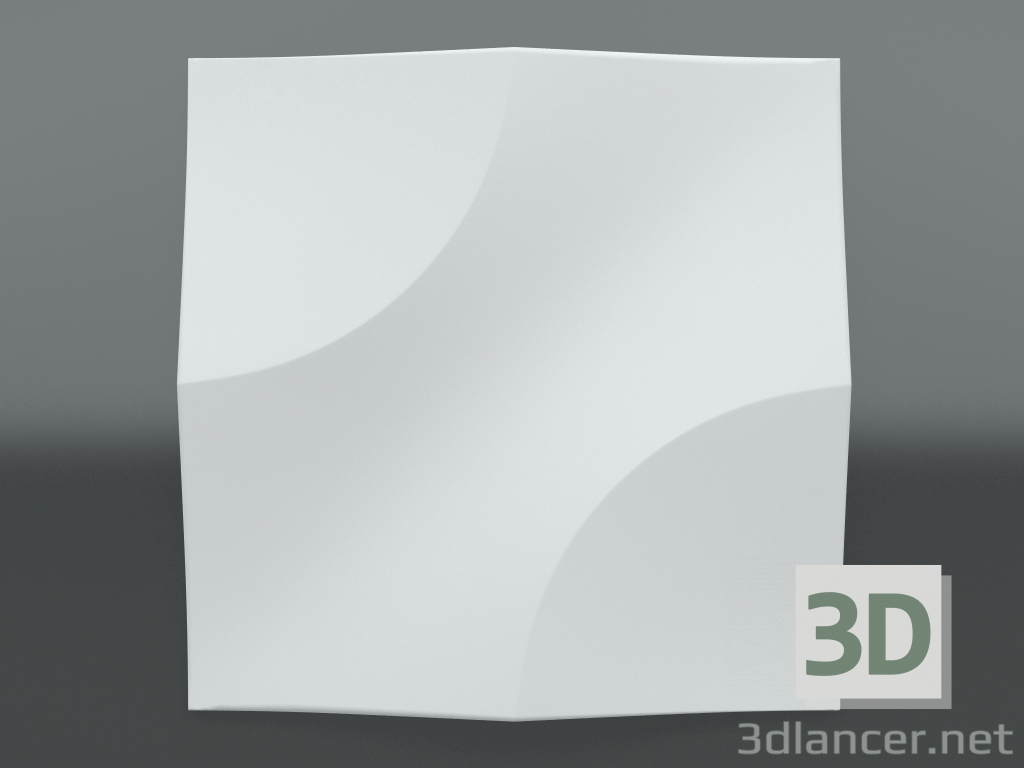 modèle 3D Panneau de plâtre 3d P-605 - preview