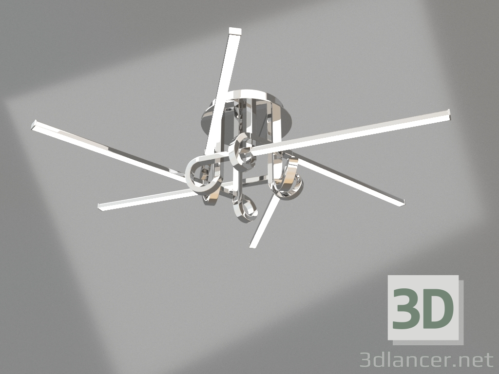 3d model Ceiling chandelier (6126) - preview
