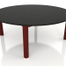 3d model Coffee table D 90 (Wine red, DEKTON Domoos) - preview