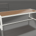 modèle 3D Table à manger avec plateau en verre 268 (Gris Agate) - preview