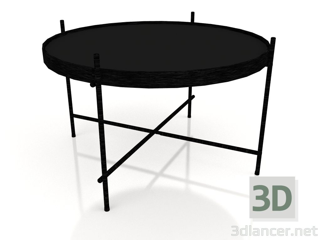 modèle 3D Table d'appoint Cupid L (Noir) - preview