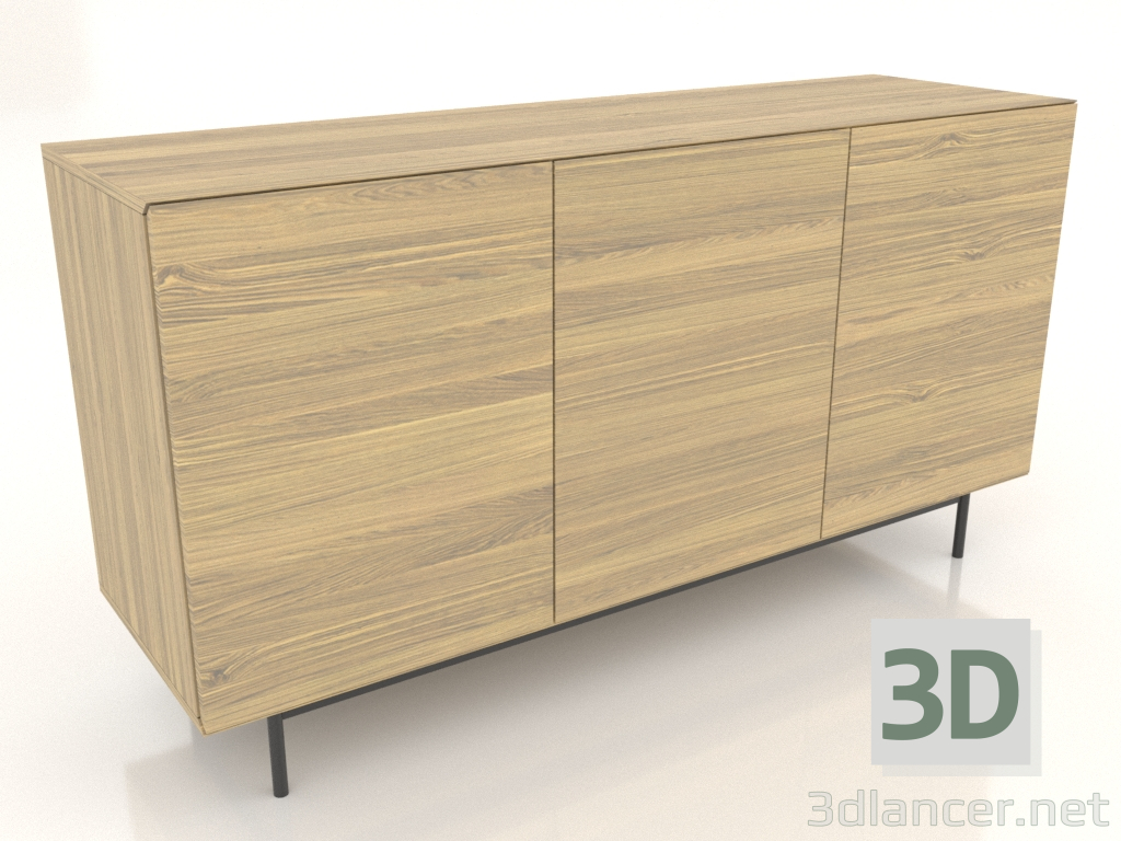 3d model Chest of drawers 1 1500 mm (lightened oak) - preview