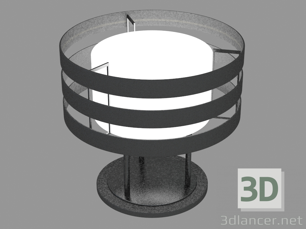 3D Modell Tischlampe - Vorschau