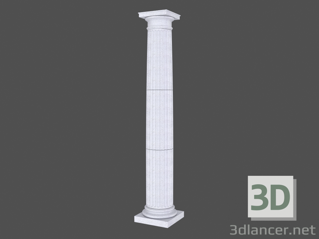 modello 3D Colonna (K40D) - anteprima