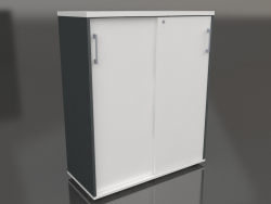 Шкаф с раздвижными дверями Standard MEA3P05 (1000x432x1189)