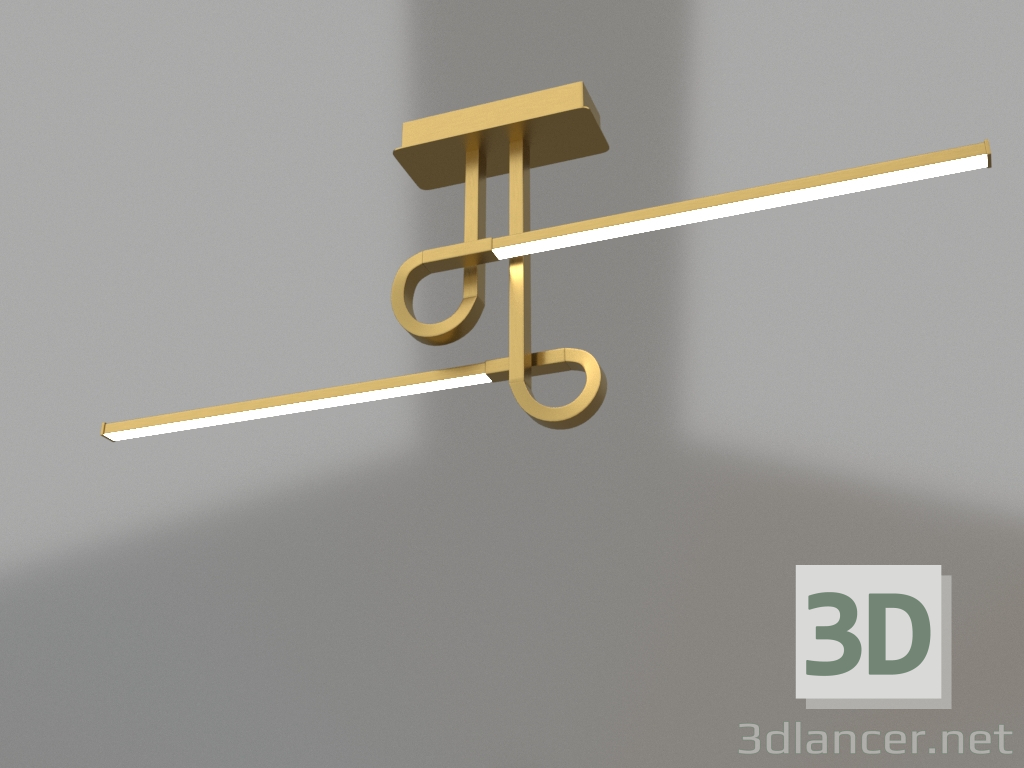 3d model Ceiling chandelier (6127) - preview