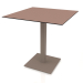 3d model Dining table on a column leg 70x70 (Bronze) - preview