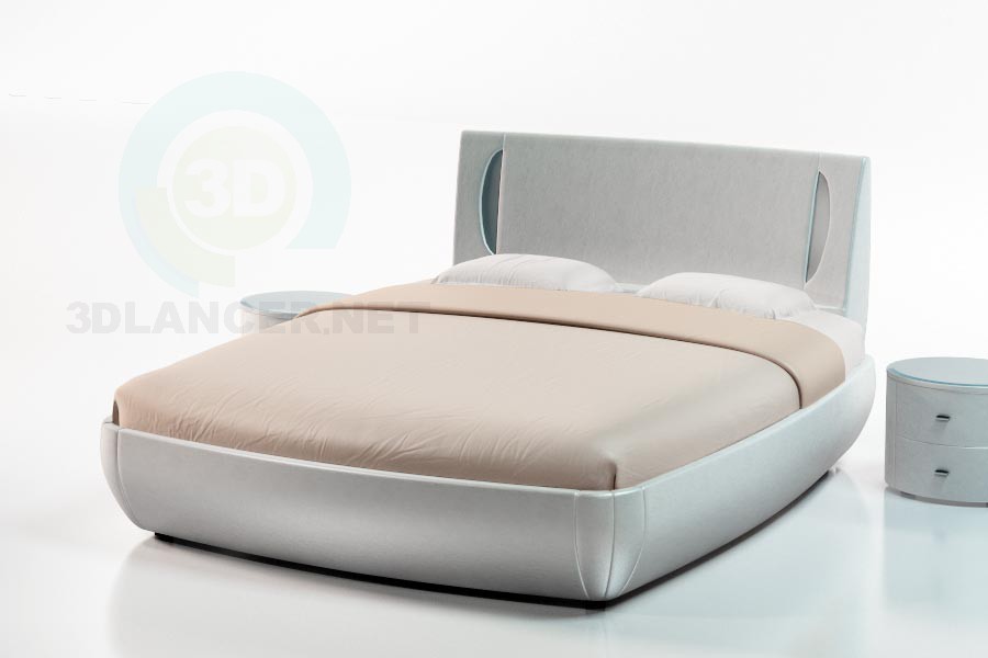 Modelo 3d Cama de Ravello - preview