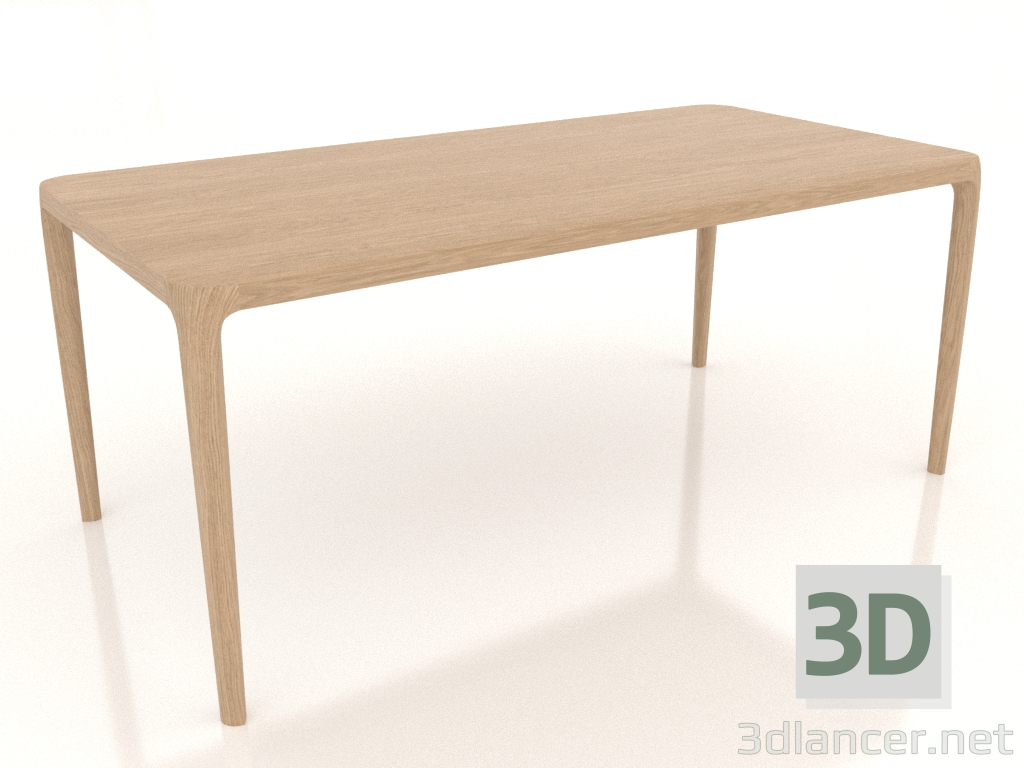 3d model Mesa de comedor Kasauri 1800x900 mm (Roble blanqueado) - vista previa