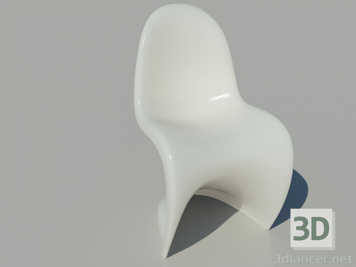 modello 3D Chair Vitra Panton - anteprima