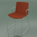 3D modeli Sandalye 0313 (kolçaklı raylarda, çıkarılabilir deri döşemeli, kapak 2) - önizleme