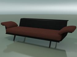 Module central Lounge 4420 (L 180 cm, Noir)