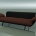 3D modeli Merkezi modül Lounge 4420 (L 180 cm, Siyah) - önizleme