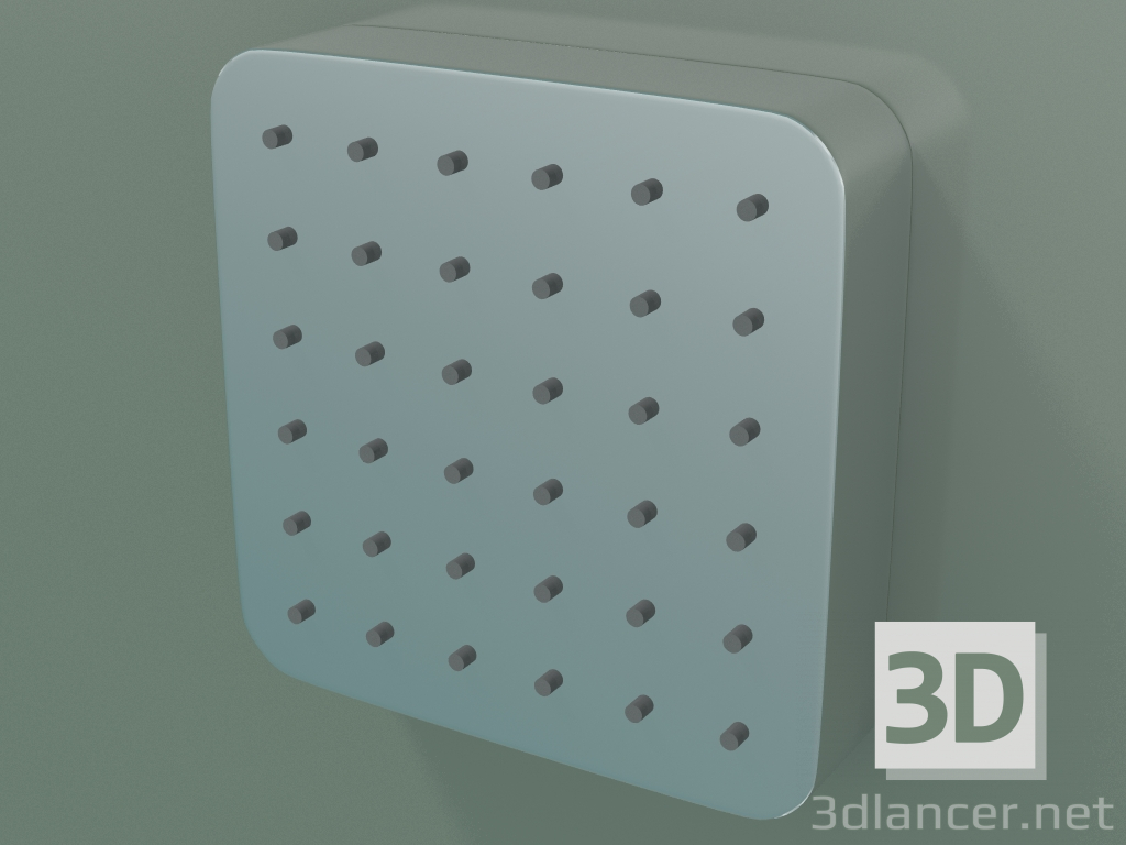modèle 3D Module de douche 120x120 pour installation encastrée softcube (36822000) - preview