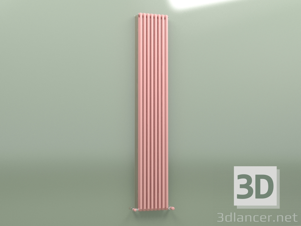 3D Modell Kühler SAX 2 (H 2000 8 EL, Pink - RAL 3015) - Vorschau