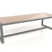 3 डी मॉडल कांच के शीर्ष के साथ डाइनिंग टेबल 268 (एन्थ्रेसाइट) - पूर्वावलोकन