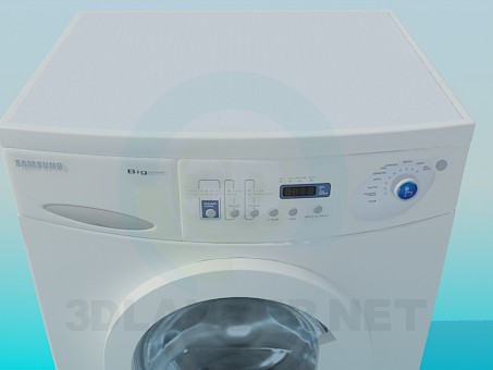 3d model Washer Samsung - preview 3d model Washer Samsung - preview