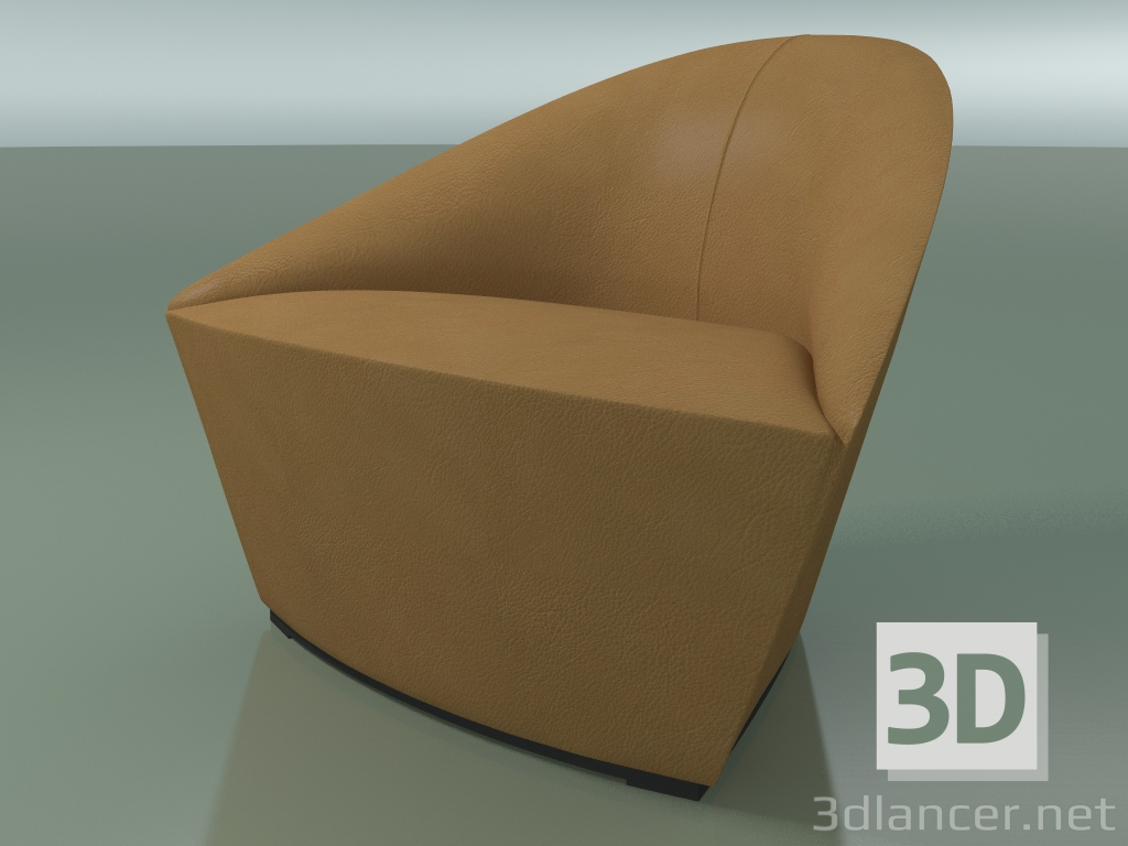 3d model Chair 4301 (M-96 cm, leather upholstery) - preview