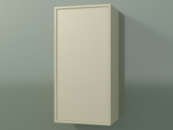 Armário de parede com 1 porta (8BUBBCD01, 8BUBBCS01, Bone C39, L 36, P 24, H 72 cm)