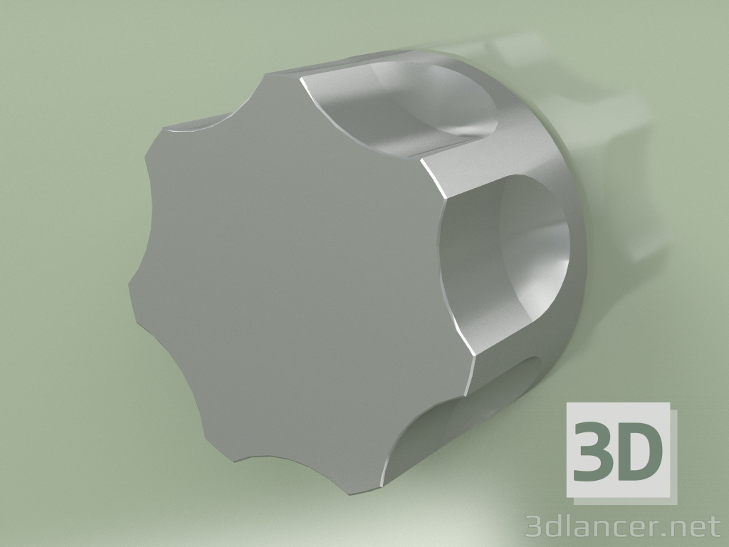 modello 3D Miscelatore idro-progressivo a parete Ø 63 mm (17 63, AS) - anteprima