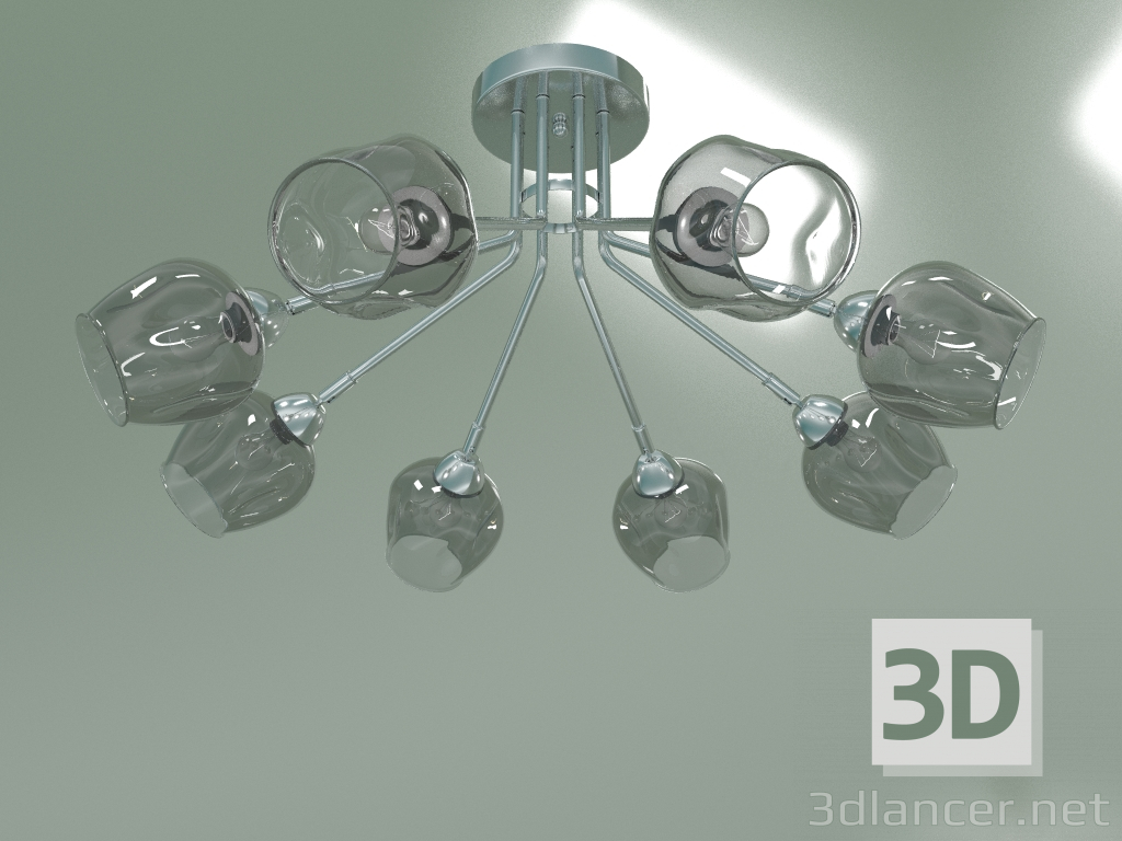3D Modell Deckenlüster Marci 30164-8 (Chrom) - Vorschau