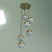 modello 3D Lampada da soffitto Italian Globe Cascata 6 luci - anteprima