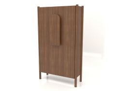 Wardrobe with short handles W 01 (800x300x1400, wood brown light)