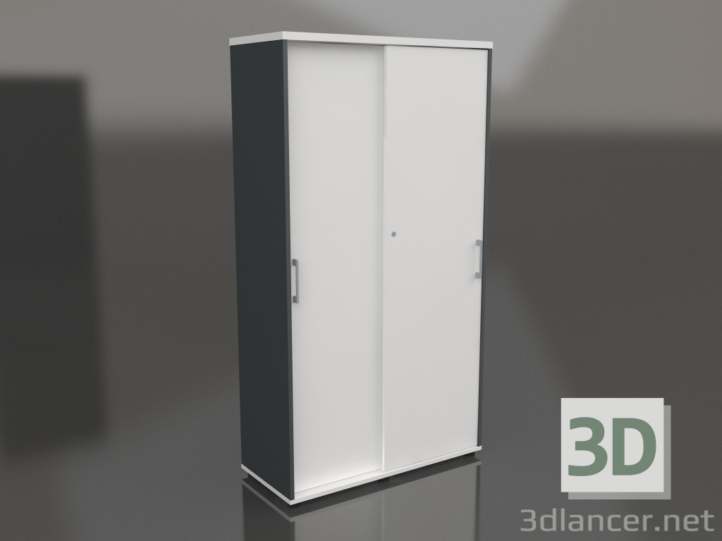 3 डी मॉडल स्लाइडिंग दरवाजे के साथ कैबिनेट मानक A5P05 (1000x432x1833) - पूर्वावलोकन