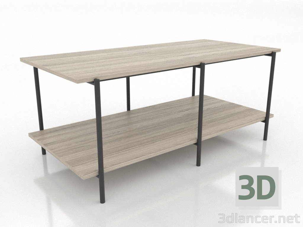 3d model Coffee table 2 1200 mm (lightened oak) - preview 3d model Coffee table 2 1200 mm (lightened oak) - preview