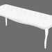 3d model Bench Shining White - preview