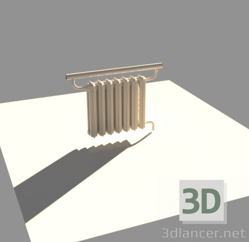 modello 3D Radiatore - anteprima