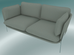 Sofa Sofa (LN2, 84x168 H 75cm, Pieds Chromés, Sunniva 2 717)