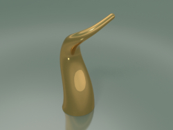 Figurita Cerámica Corno (H 40cm, Oro)