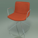 3d model Chair 0314 (swivel, with armrests, with removable smooth leather upholstery) - preview