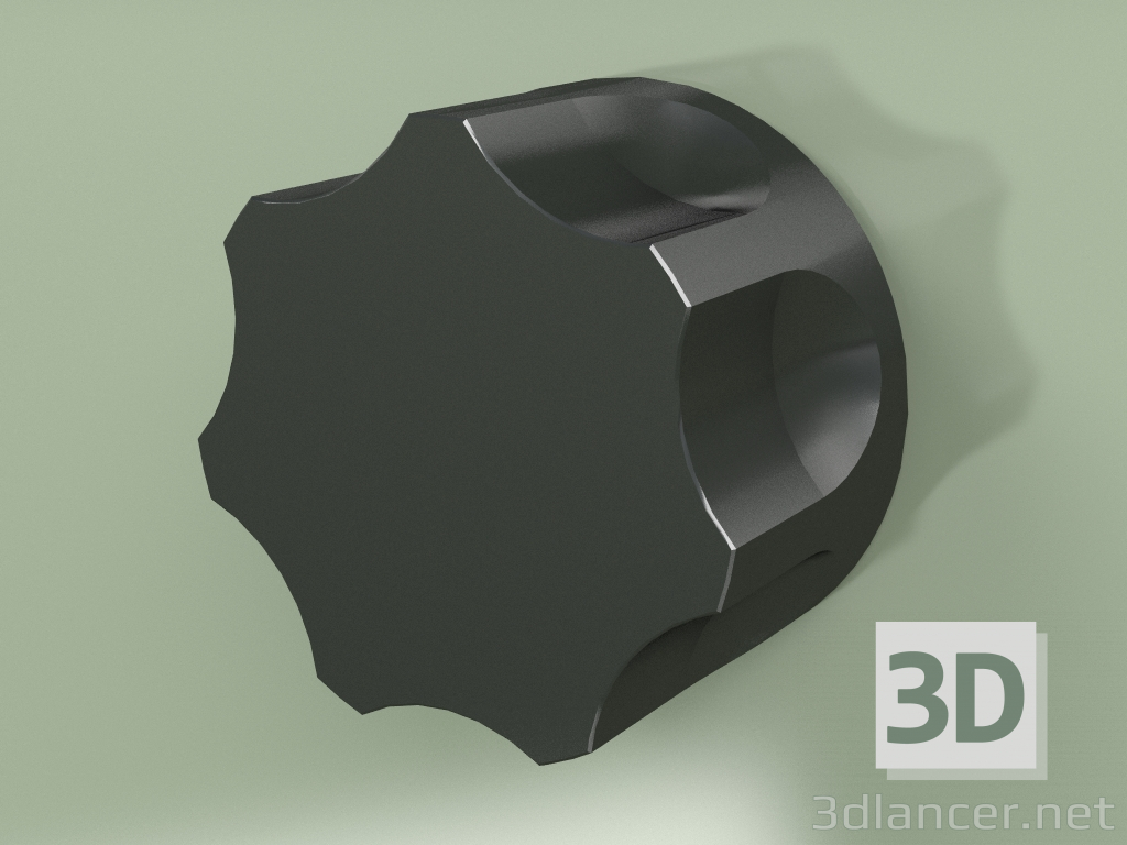 modello 3D Miscelatore idroprogressivo a parete Ø 63 mm (17 63, ON) - anteprima