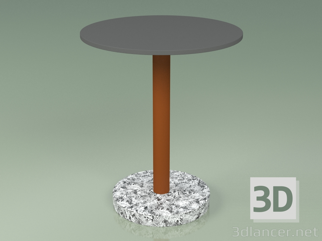 modello 3D Tavolino 354 (Metallo Ruggine) - anteprima