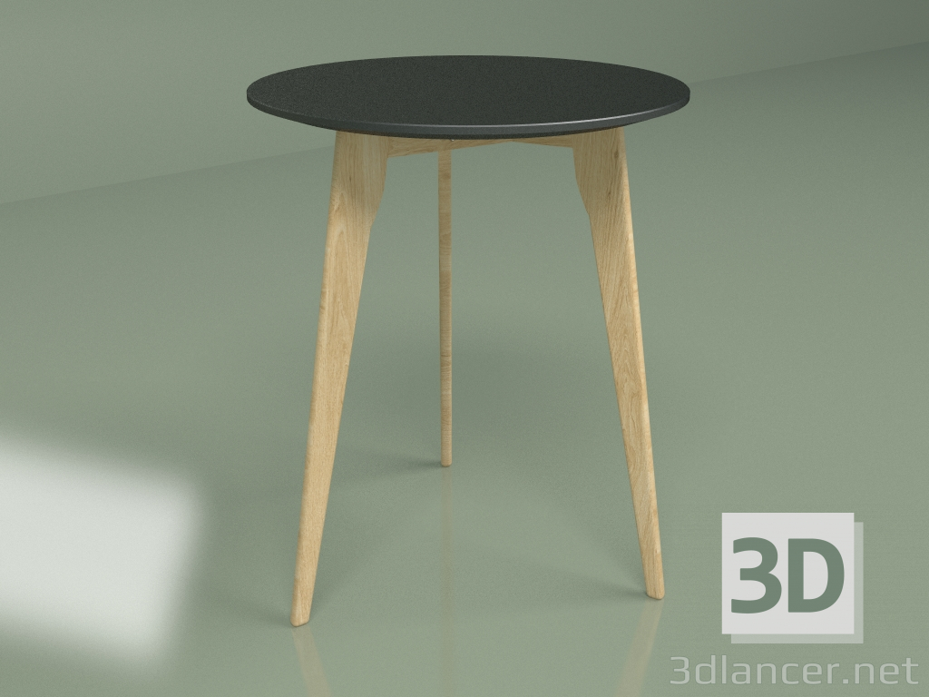 3d model Dining table Knox diameter 60 (dark grey) - preview